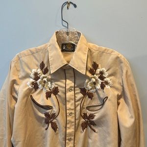 Embroidered western shirt